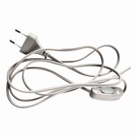 Сетевой шнур с выключателем 230В 19м серый KF-HK-1-2 51040