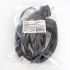 Сетевой шнур для гирлянд 3м 2*05мм2 IP44 черный DM403 48190