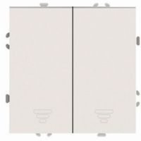 Выключатель 2-кл.самовозвр. (механизм) STEKKER 250В 10А серия Эмили RSВт10-5113-08 кашемир soft touch 50365