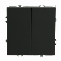 Переключатель перекрестный 2-клавишный (механизм) STEKKER 250В 10А серия Эмили RSВт10-5111-01 белый фарфор soft touch 50167