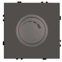 Выключатель диммирующий (механизм) STEKKER 250В 500Вт серия Эмили RSВт10-5106-09 антрацит soft touch 49920