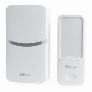 Звонок дверной Feron DB-100 Электрический 18 мелодий белый 230В 41437