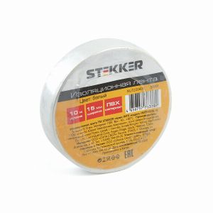 Изоляционная лента STEKKER INTP01315-10 0 13*15 мм. 10 м. зеленый 39901