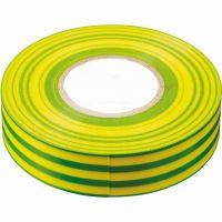 Изоляционная лента STEKKER INTP01319-20 0,13*19мм, 20 м. желто-зеленая