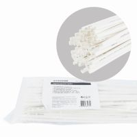 Термоусадочная трубка STEKKER 40/20 мм длина 100 см. усадка 2:1 белый HST-420-100ВтH 50254