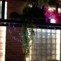 Светодиодная гирлянда Кластер (на проволоке) Feron CL584 линейная 12м 5000К c питанием от сети 230В прозрачный шнур 51448