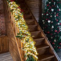 Светодиодная гирлянда Feron CL587 линейная Мини Дюралайт мультиколор с контроллером 15м c питанием от сети 220В 51462