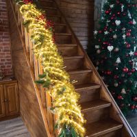 Светодиодная гирлянда Feron CL587 линейная Мини Дюралайт 2700К с контроллером 15м c питанием от сети 220В 51460