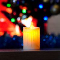 Световая фигура Свеча 'Пламя'1LED (батарейки в компл) 75см белый LT134 51459