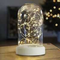 Световая фигура 'Колба с Нитью Роса' 50LED 2700K батарейки 3*АА 23см LT135 51454