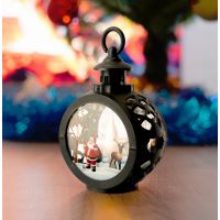 Световая фигура Свеча 'Сказочный лес' 1LED (батарейки в компл) 12см черный LT127 51455