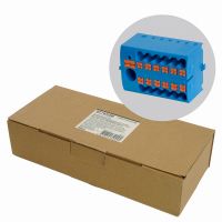 Зажим блочный (групп) для распред.тока нагрузки push-in на 12 точек сеч 25 мм2 690В41А 1точка интегр. питаниесиний LD580 PTFIX 6-12/25 49754