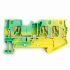 Зажим пружинный 3-проводной проходной ЗНИ - 4 JXB PT 4  TВт  желтый зеленый LD573-1-40 49260
