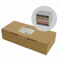 Зажим блочный (групп) для распред.тока нагрузки push-in на 12 точек сеч 25 мм2 450В 24А серый LD580 49745