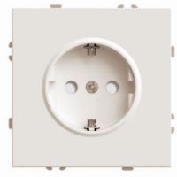 Розетка 1-местная с защитной шторкой с/з (механизм) STEKKER 250В 16А серия Эмили RST16-5110-08 кашемир soft touch 49906