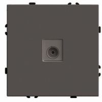 Розетка телевизионная 1-местная (механизм) STEKKER 75 Ом 5-862МГц серия Эмили RST00-5108-09 антрацит soft touch 49927 Розетка телевизионная 1-местная (механизм) STEKKER 75 Ом 5-862МГц серия Эмили RST00-5108-09 антрацит soft touch 49927