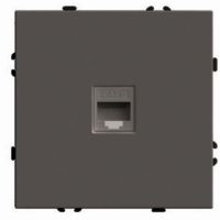 Розетка компьютерная 1-местная RJ-45 (механизм) STEKKER серия Эмили RST00-5117-09 антрацит soft touch 49925 Розетка компьютерная 1-местная RJ-45 (механизм) STEKKER серия Эмили RST00-5117-09 антрацит soft touch 49925