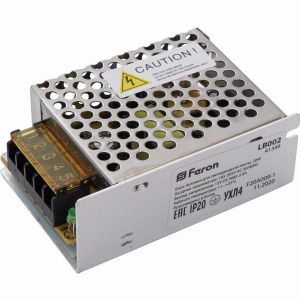 Трансформатор электронный для светодиодной ленты 30Вт 12В (драйвер), LB002 41349