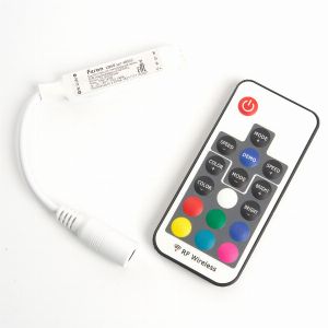 Контроллер RGB mini для светодиодной ленты с П/У,12-24В, LD66 48032