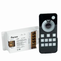 Контроллер диммер для светодиодной ленты с П/У белый  12-24В LD481 FERON 52096