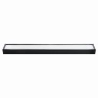 Светильник светодиодный led линейный Feron.ONE AL4030 IP20 54Вт 4000K рассеиватель матовый в стальном корпусе черный 1200*40*200мм 48538