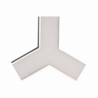 Светильник коннектор Feron AL4036Y 5Вт 550Lm 3000К-4000К-6400K Y-образный с ручным переключением режимов серебро 148*128*70мм возмож. соедин. в линию серия RetailRay 51873