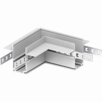 Соединитель угловой для низковольтного встраиваемого шинопровода  белый  LD2004