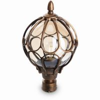 Светильник садово-парковый Feron PL3803  круглый на столб 60Вт 230В E27, черное золото