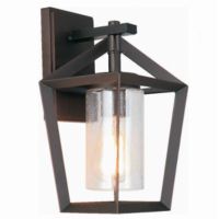 Светильник садово-парковый Feron PL771  на стену вниз 40Вт 220-240В E27 черный 51836