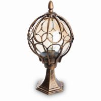 Светильник садово-парковый Feron PL3804  круглый на постамент 60Вт 230В E27, черное золото