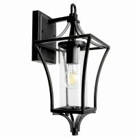 Светильник садово-парковый Feron PL731 на стену вниз  60Вт E27 230В черный 51269