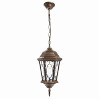 Светильник садово-парковый Feron PL164 шестигранный на цепочке 60Вт E27 230В, черное золото