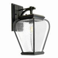 Светильник садово-парковый Feron PL741 на стену вниз  60Вт E27 230В черный 51274