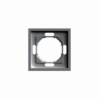 Рамка STEKKER PFR00-5001-09 1-местная серия Эмили антрацит soft touch 49936