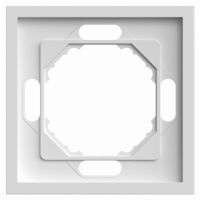 Рамка STEKKER PFR00-5001-01 1-местная серия Эмили белый фарфор soft touch 49884