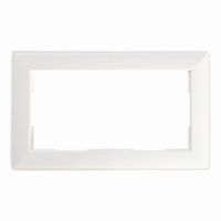 Рамка  2-местная (без перемычки)  пластик STEKKER PFR00-7012-01 серия Катрин белый 50050