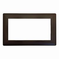 Рамка  2-местная (без перемычки)  пластик STEKKER PFR00-7012-04 серия Катрин шоколад 50047