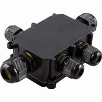 Коробка распределительная STEKKER LD525 водонепроницаемая на 5 выходов 450В 140х100х36 черный 49189 Коробка распределительная STEKKER LD525 водонепроницаемая на 5 выходов 450В 140х100х36 черный 49189