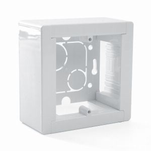 EBX20-04-1 Коробка монтажная для открытой установки 88*88*42 5мм  белый (К-440) 39928
