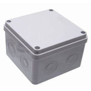 Коробка разветвительная STEKKER EBX30-04-54 150*120*80 мм, 8 вводов, IP65, светло-серая 39175