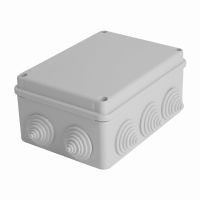 Коробка разветвительная STEKKER EBX10-310-55  150*110*70мм 10 вводов  IP55  светло-серая (GE41242)