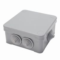 Коробка разветвительная STEKKER EBX10-37-44, 93*93*45мм, 250/380В, 10А, 7 вводов, IP44, светло-серая (КЭМ 5-10-7 (П))