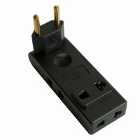 Разветвитель сетевой 4-местный б/з STEKKER ADP10-24-22 250В 10A черный 50070