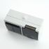 Блок: розетка 1-местная с/з + выключатель 2-клавишный STEKKER, PST16-11-54/10-121-54, серый/графит 32761