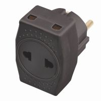 Разветвитель сетевой 3-местный компактный  б/з STEKKER ADP10-16-20, 250В, 10A, черный