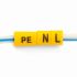 Набор кабель-маркеров 'LNPE' STEKKER для провода сеч. до 4мм2 желтый CBMR25-S2 (DIY упак 6 отрез по30 шт) 49393