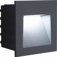 Светодиодный светильник Feron LN013 встраиваемый 3Вт 4000K, IP65, серый