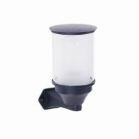 Светильник садово-парковый на стену вверх E27 220-240В черный 101*118*202мм. Feron DH1401 51736