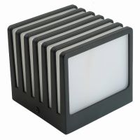 Светильник садово-парковый Feron DH0605 на стену GX53 230В черный 51335