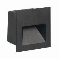 Светодиодный led светильник Feron LN013 встраиваемый 3Вт 4000K IP65 черный 51958